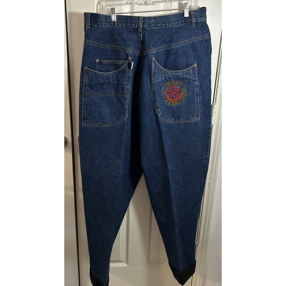 Vintage Trust by Monobaik Mens Denim Jacket And Jeans 42" Set Size XXL 2 piece - Picture 12 of 14